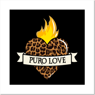 Puro Love heart Posters and Art